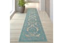 TeppichHome24 Marokkanischer Teppich Blau Gold Ornamente Bild 3