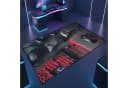 TeppichHome24 Gaming Teppich Schwarz Bunt Neon-Symbole Bild 2
