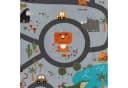 TeppichHome24 Kinderteppich Rutschfest Safari-Motiv Grau Bild 4