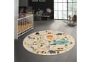 TeppichHome24 Kinderteppich Rutschfest Safari Beige Bild 1