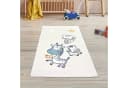 TeppichHome24 Kinderzimmer Teppich Cream Tiermuster 18 mm Florhöhe Bild 1