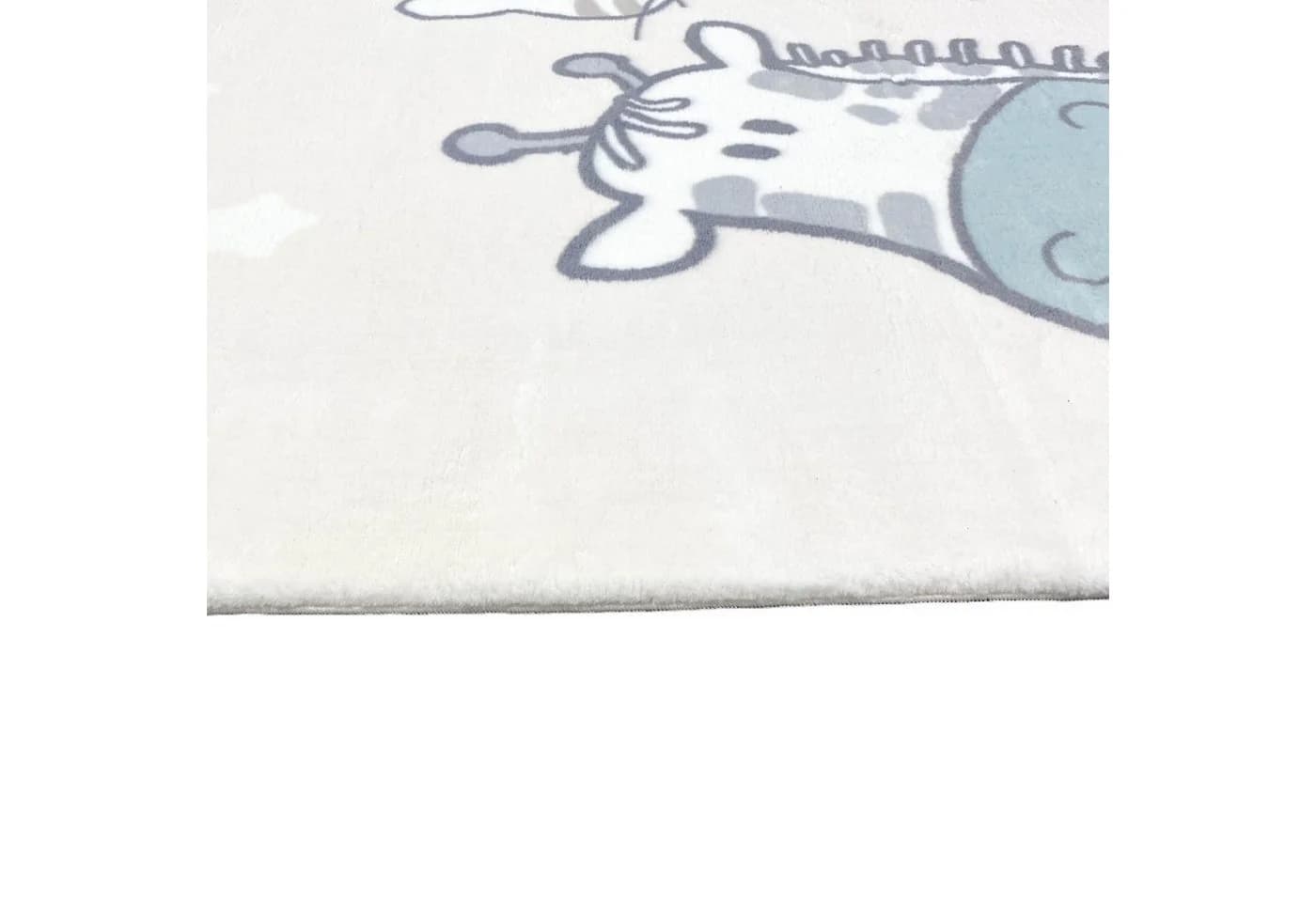 TeppichHome24 Kinderzimmer Teppich Cream Tiermuster 18 mm Florhöhe - Bild 5