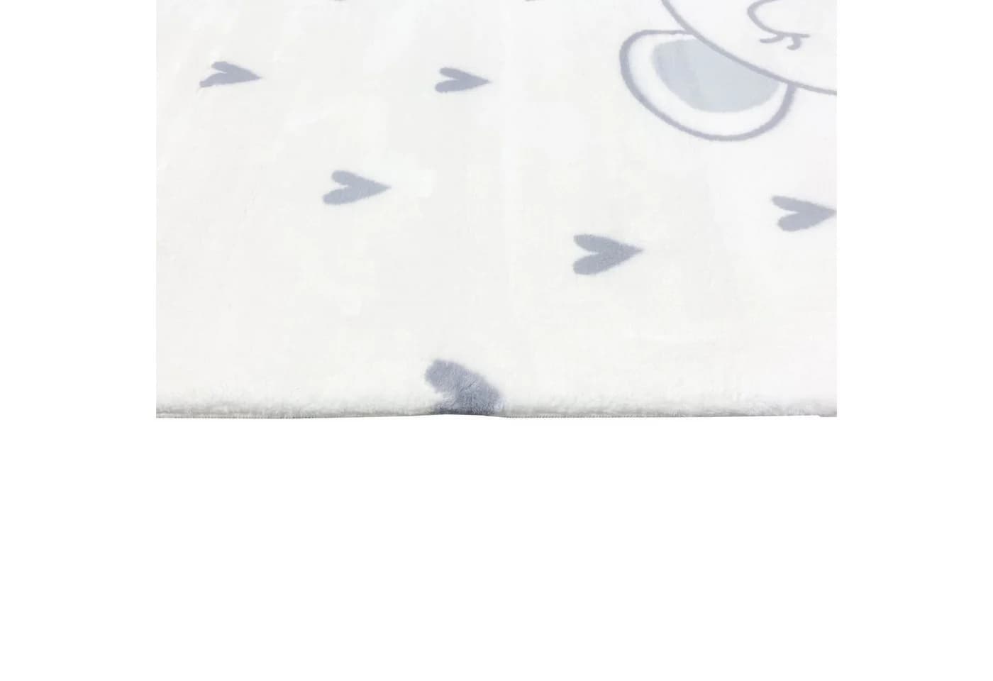 TeppichHome24 Kinderteppich Creme Bär Herzen - Bild 5