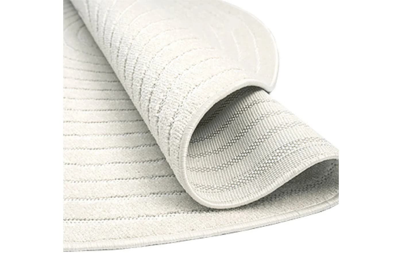 TeppichHome24 Outdoorteppich Creme Rund - Bild 3