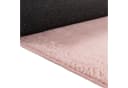 TeppichHome24 Teppich rosa rund pflegeleicht mit Hasenfell-Optik Bild 4