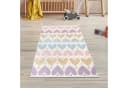 TeppichHome24 Kinderteppich mit Herzmuster Bunt Bild 2