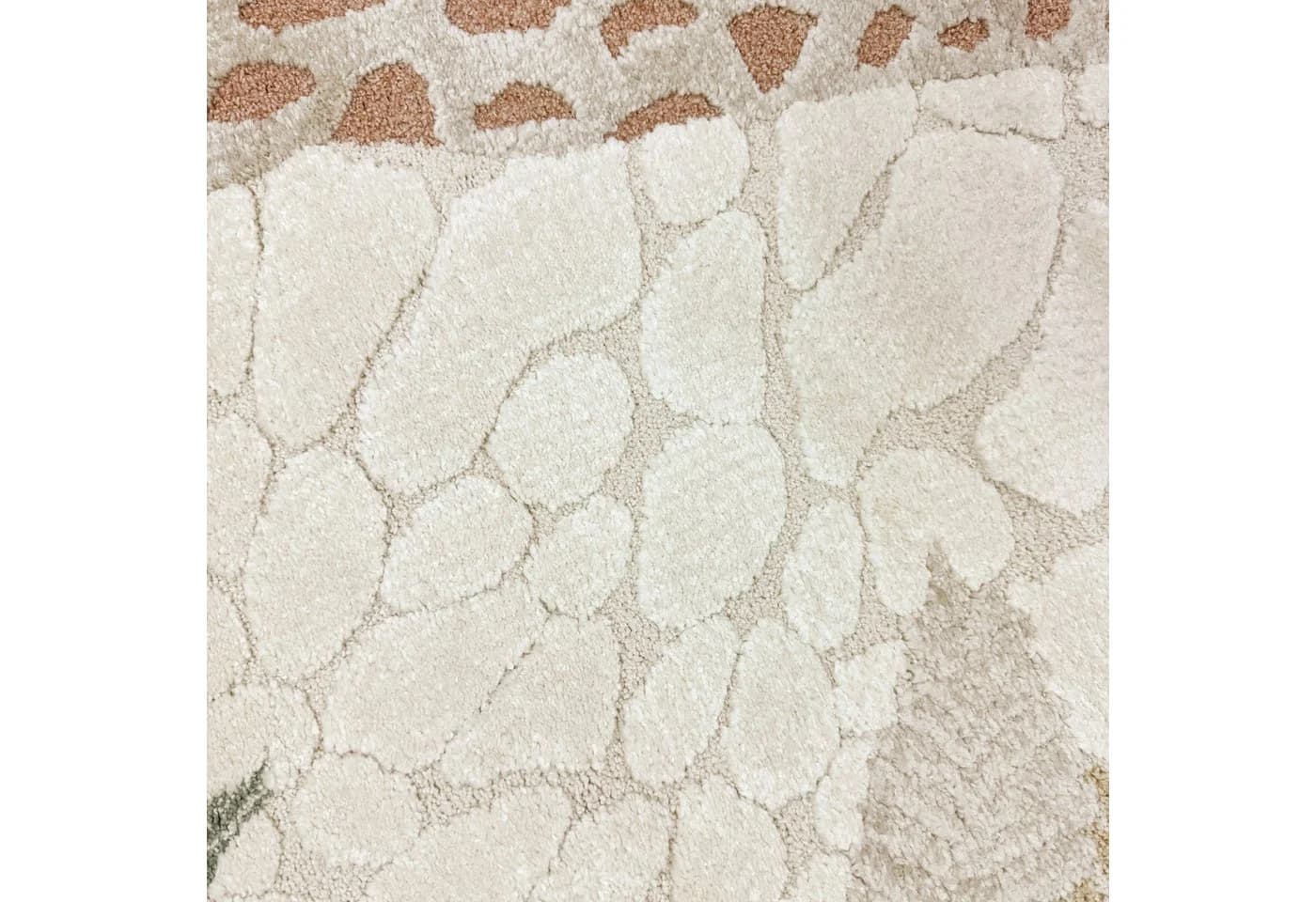 TeppichHome24 Kinderteppich Giraffenmotiv Creme-Beige Rund - Bild 3