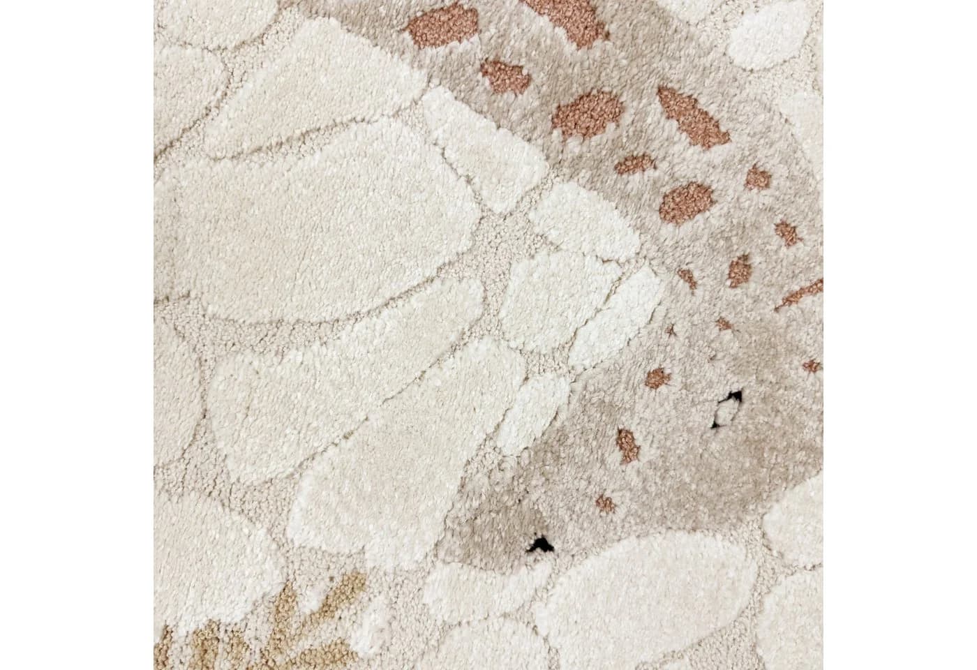 TeppichHome24 Kinderteppich Giraffenmotiv Creme-Beige Rund - Bild 5