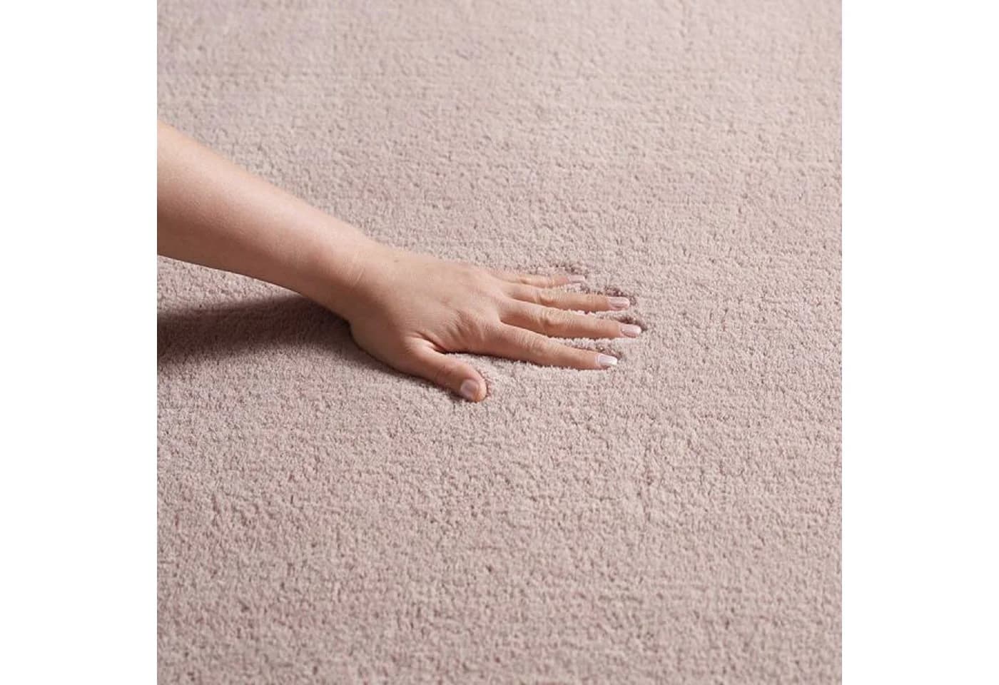 TeppichHome24 Teppich Blush Rosa Moderne Wellenform