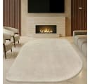 TeppichHome24 Teppich Shape Beige Freiform rutschfest Bild 2