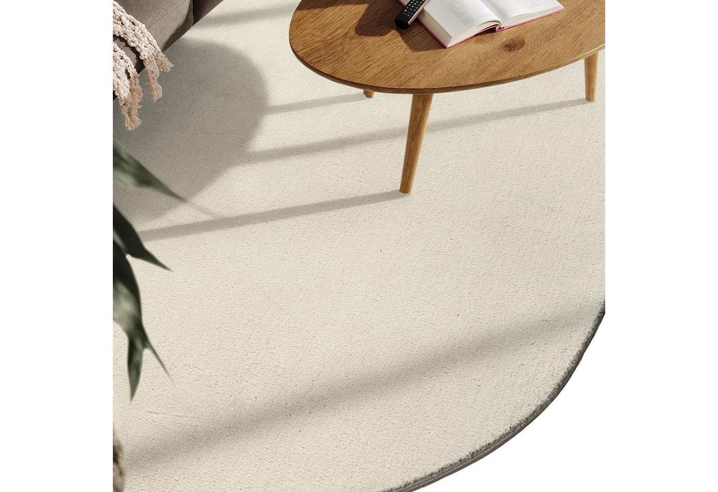 TeppichHome24 Teppich Shape Beige Freiform rutschfest - Bild 5
