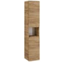 Lomadox Hochschrank LUTON-56-CRAFT Badmöbel Wotan Eiche Nb. Modern Bild 1