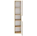 Lomadox Hochschrank LUTON-56-CRAFT Badmöbel Wotan Eiche Nb. Modern Bild 3
