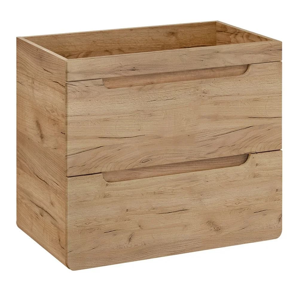 Lomadox Waschtischunterschrank LUTON-56-CRAFT Wotaneiche Modern - Bild 2