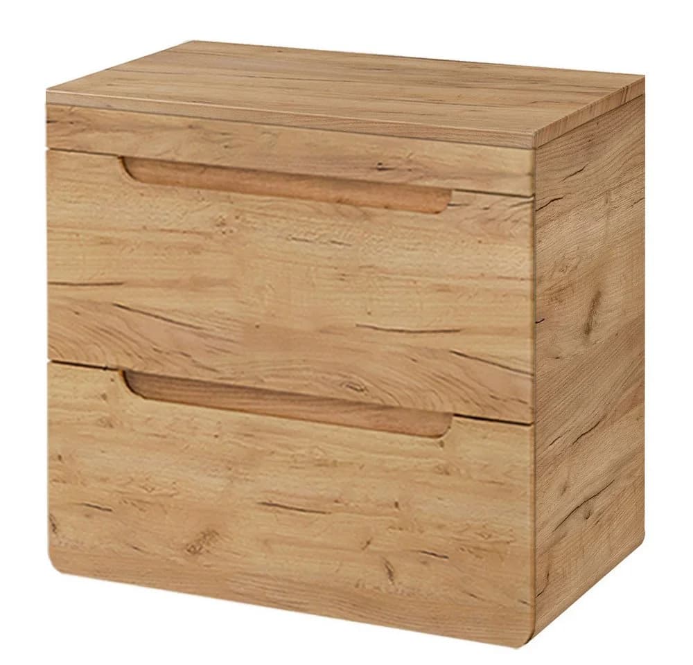 Lomadox Waschbeckenschrank LUTON 61 cm Wotaneiche Modern - Bild 2