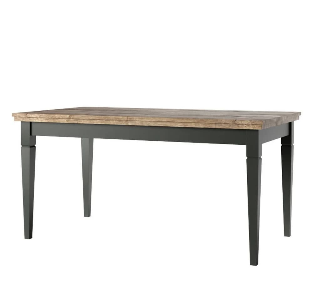 Lomadox Esstisch EPSOM-83 Grün mit Lefkas Eiche 160/79/90 cm - Bild 2
