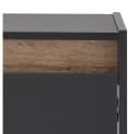 Lomadox Waschbeckenschrank Corato Anthrazit Wildeiche Nb. 41,8/54,6/33 cm Bild 1