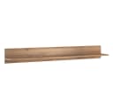 Lomadox Wandregal TURDA-83 Eiche Modern 180x22x23 cm Bild 2