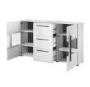 Lomadox Sideboard TURDA-83 Weiß Hochglanz Modern Bild 1