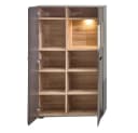 Lomadox Highboard FARO-36 Grau Eiche mit LED-Beleuchtung Bild 4