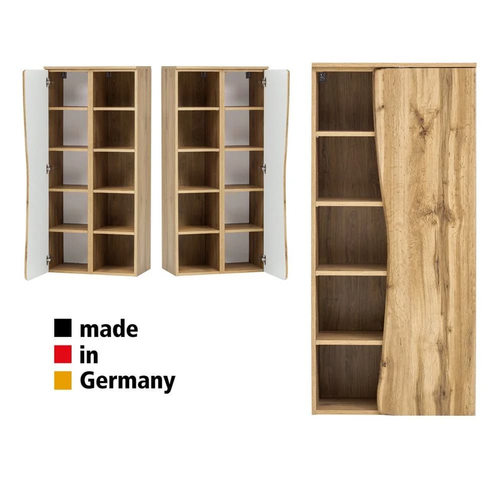 Lomadox Midischrank KAHLA-03 Badezimmerschrank Wotan Eiche Nb. - Bild 2