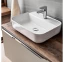 Lomadox Badmöbel-Set PUEBLA-56-TAUPE mit Softclose, LED & Keramik-Waschtische Bild 1