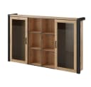 Lomadox Buffet ACCRA-83 Taurus Eiche Schwarz LED Bild 5