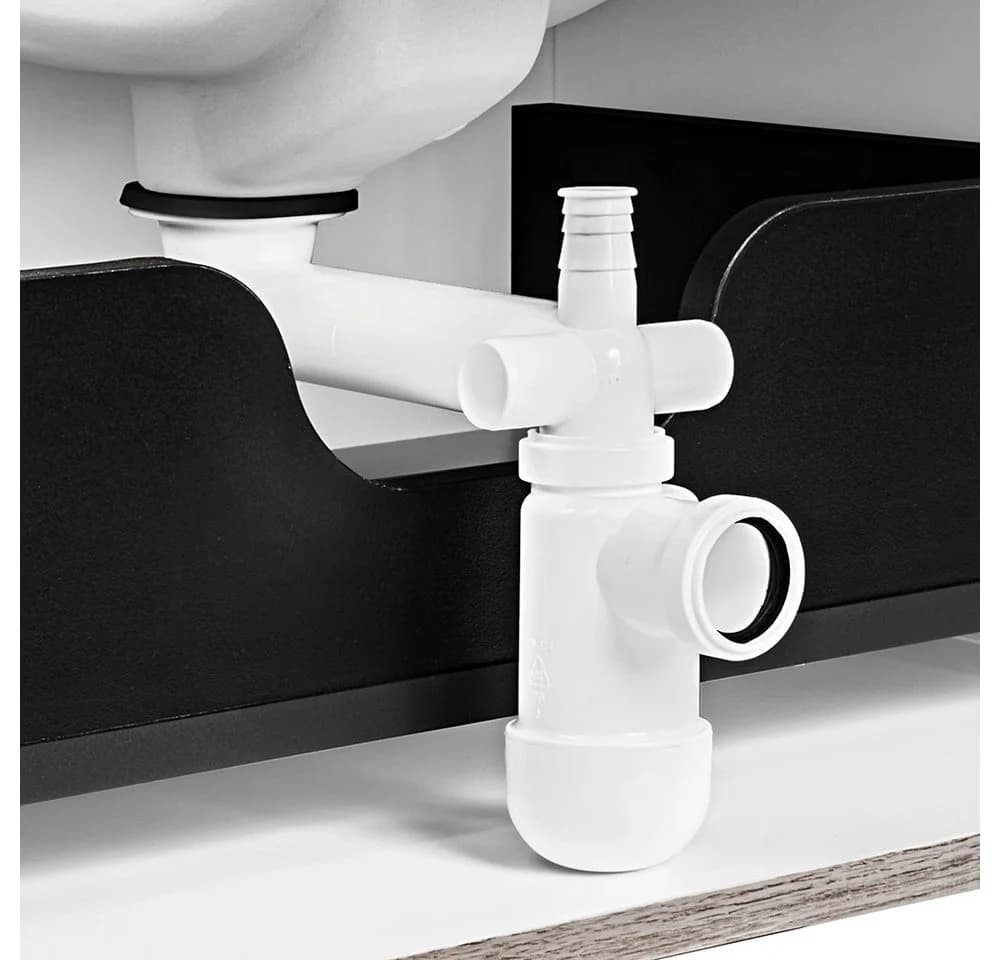 Lomadox Ablaufgarnitur SIPHON-56 Siphon für Waschbecken chromfarben - Bild 4