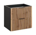 Lomadox Waschbeckenschrank XANTEN-56 Anthrazit/Eiche Softclose Bild 2