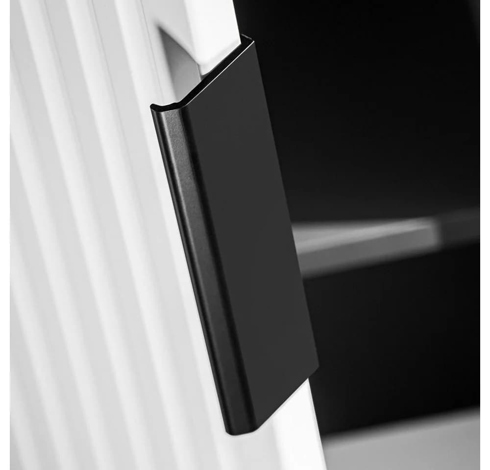 Lomadox Hochschrank ADELAIDE-56 Weiß mit Softclose und Rillenfront - Bild 3