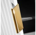 Lomadox Hochschrank ADELAIDE-56 Weiß mit Softclose und Rillenfront Bild 4