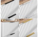Lomadox Waschbeckenschrank ADELAIDE-56-WHITE Weiß mit Softclose Bild 5