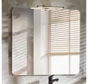Lomadox Badmöbel-Set ADELAIDE-56-WHITE mit LED-Spiegel und Softclose Bild 4