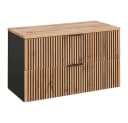 Lomadox Waschbeckenschrank XANTEN-56 100 cm Anthrazit Eiche Bild 2