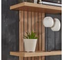 Lomadox Wandregal CUST-36 Artisan Eiche Rillenoptik Modern Bild 3