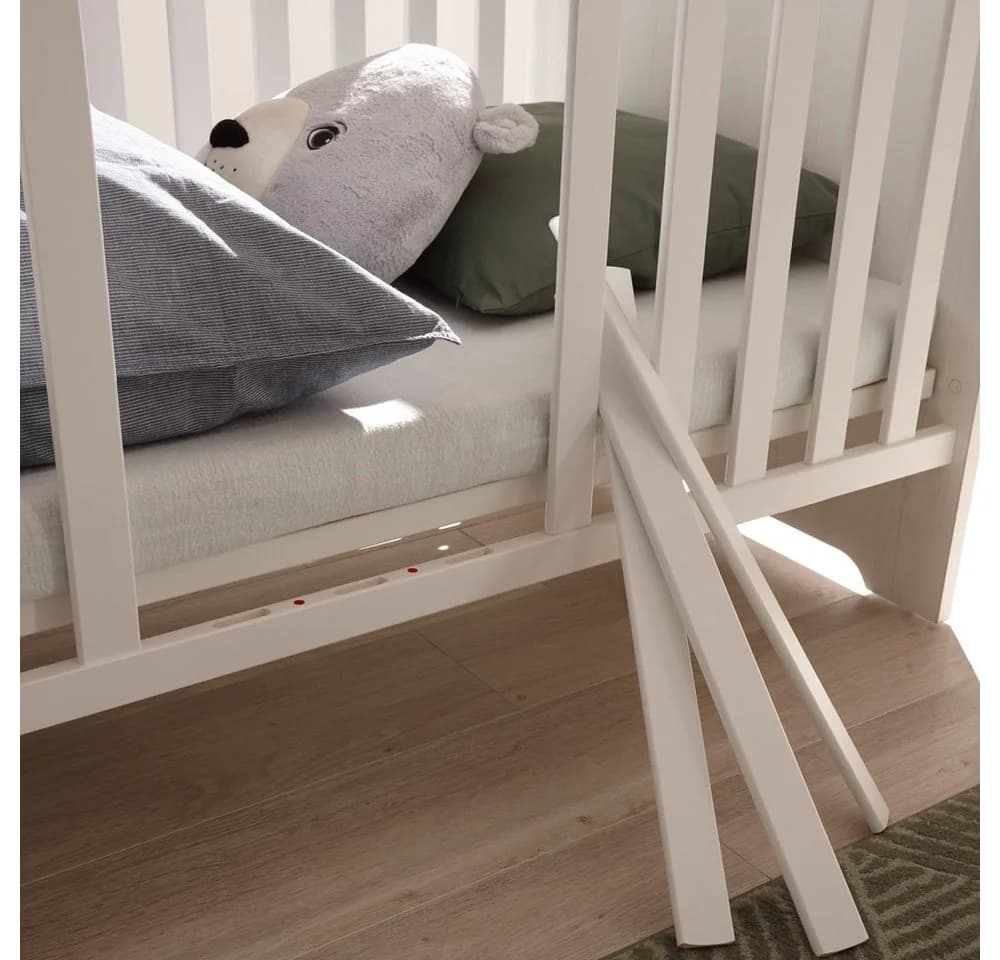 Lomadox Babyzimmer-Komplettset JASPER-78 Weiß Landhausstil - Bild 5