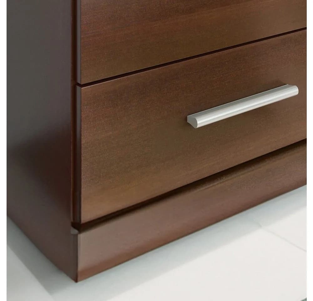 Lomadox Mehrzweckschrank IMPERIA-129 Nussbaum Klassisch