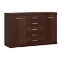 Lomadox Sideboard IMPERIA-129 140 cm Nussbaum Wohnzimmer braun retro Bild 2