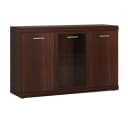 Lomadox Sideboard IMPERIA-129 Kommode Anrichte Vitrine 140 cm Nussbaum Wohnzimmer braun retro Bild 2