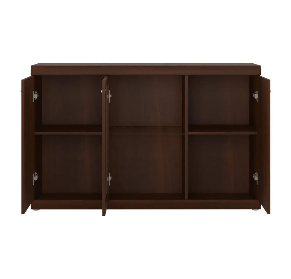 Lomadox Sideboard IMPERIA-129 Kommode Anrichte Vitrine 140 cm Nussbaum Wohnzimmer braun retro - Bild 3