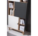 Lomadox Jugendzimmer-Set MARIBOR-132 3-tlg. Eiche/Weiß/Graphit Bild 5