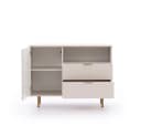 Lomadox Kommode NADOR-132 Kaschmir mit Softclose und Push-to-Open Bild 1