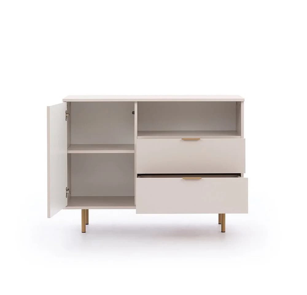 Lomadox Kommode NADOR-132 Kaschmir mit Softclose und Push-to-Open