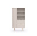 Lomadox Highboard NADOR-132 Kaschmir Gold Metallgriffe Bild 3