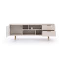 Lomadox Lowboard NADOR-132 Kaschmir Gold Metallgriffe Bild 1