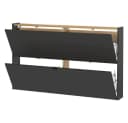 Lomadox Schuhschrank ABERDEEN-01 Graphit mit Softclose Bild 1