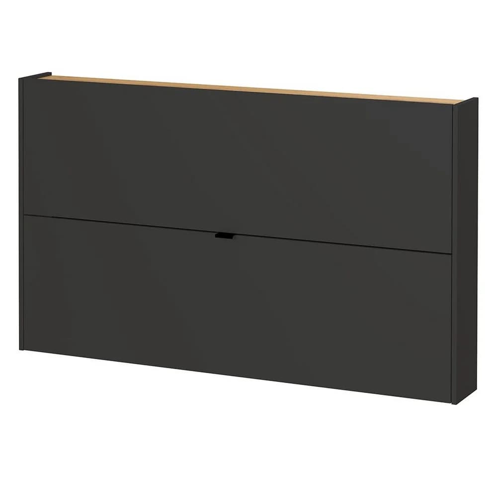 Lomadox Schuhschrank ABERDEEN-01 Graphit mit Softclose - Bild 3