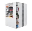 Lomadox Kleiderschrank SEATTLE-133 begehbar 135x135cm in Beton/weiß Bild 2