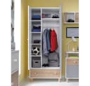 Lomadox Jugendzimmer-Set FAIRFAX-133 5-tlg. Weiß Grau Eiche Bild 3