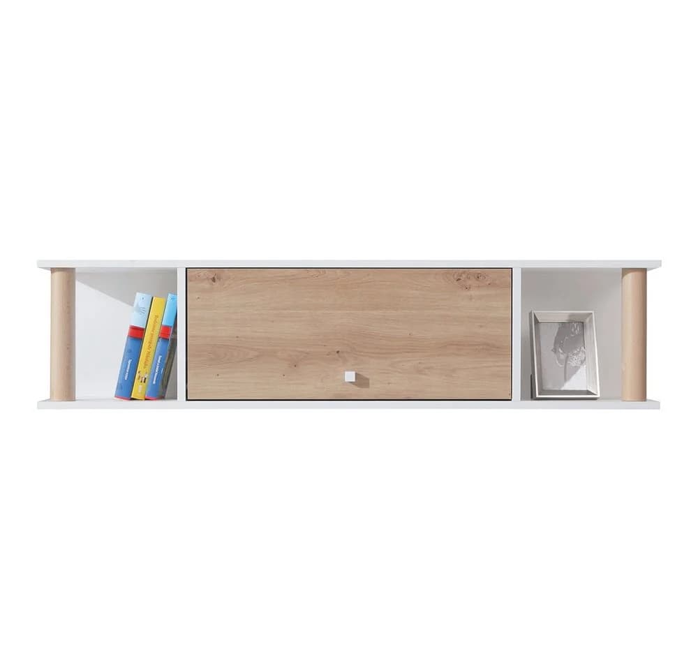 Lomadox Jugendzimmer-Set FAIRFAX-133 5-tlg. Weiß Grau Eiche - Bild 4